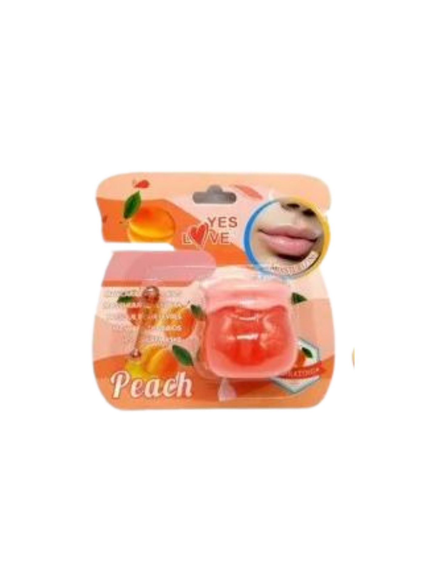 Masque pour les lèvres à la pêche 🍑 pot de miel