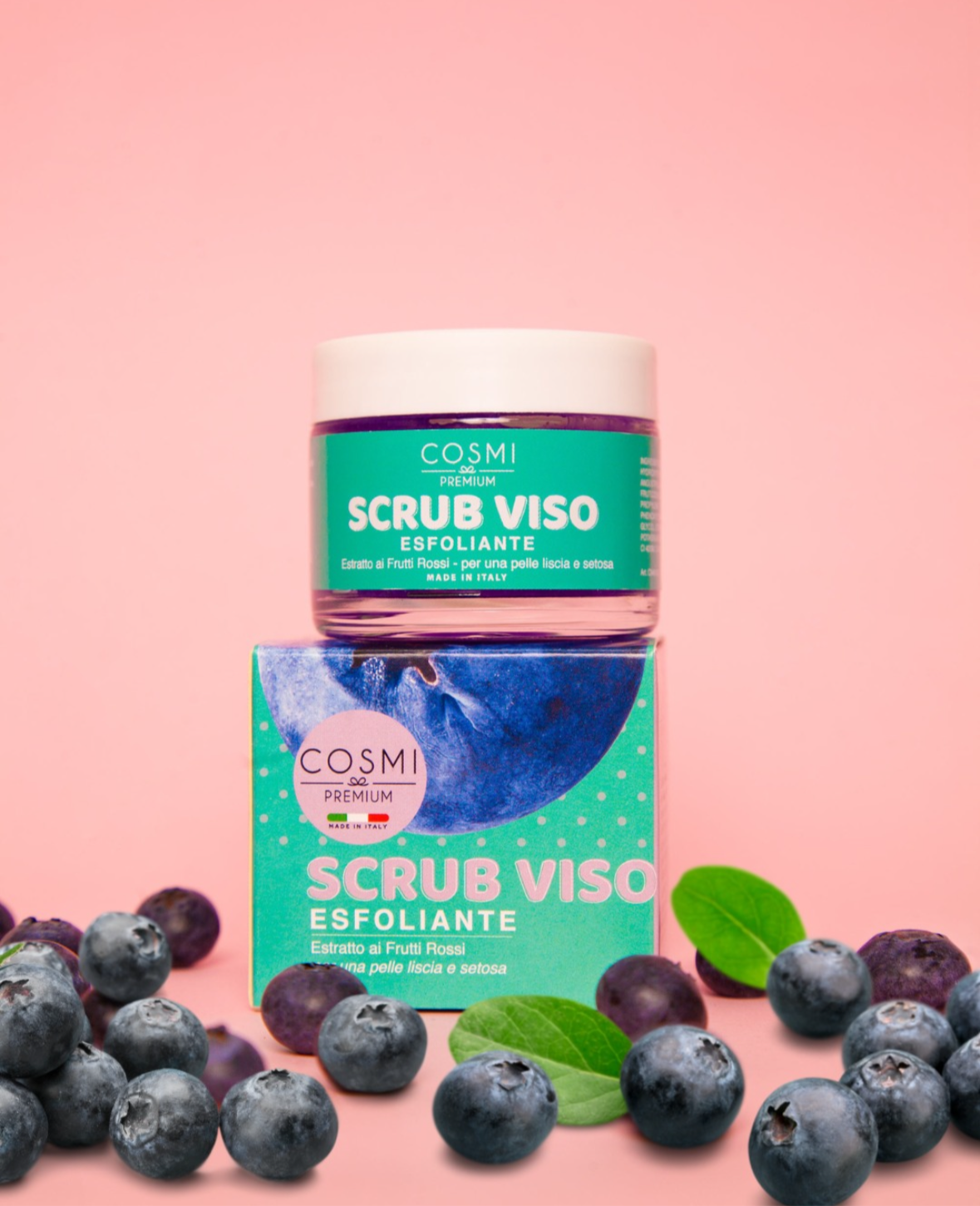 Gommage pour le visage au fruits rouges