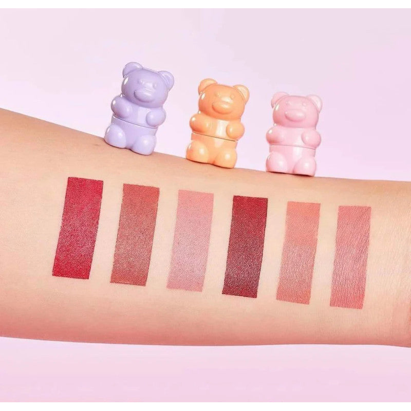 Coffret 3 mini rouge à lèvres nounours
