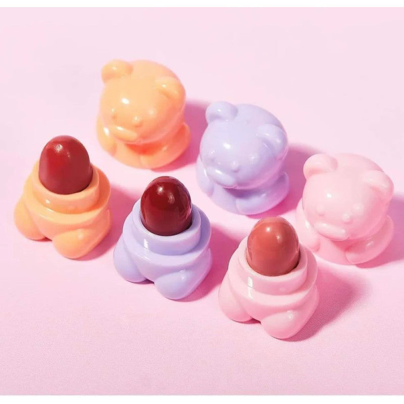 Coffret 3 mini rouge à lèvres nounours