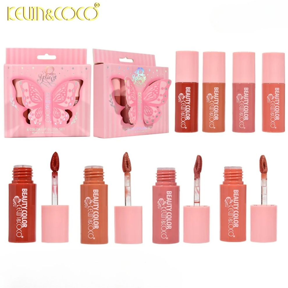 Set de 4 Lip gloss butterfly 🦋