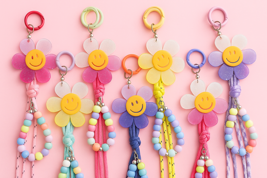 🌸Grigri de sac Flower Smiley🌈