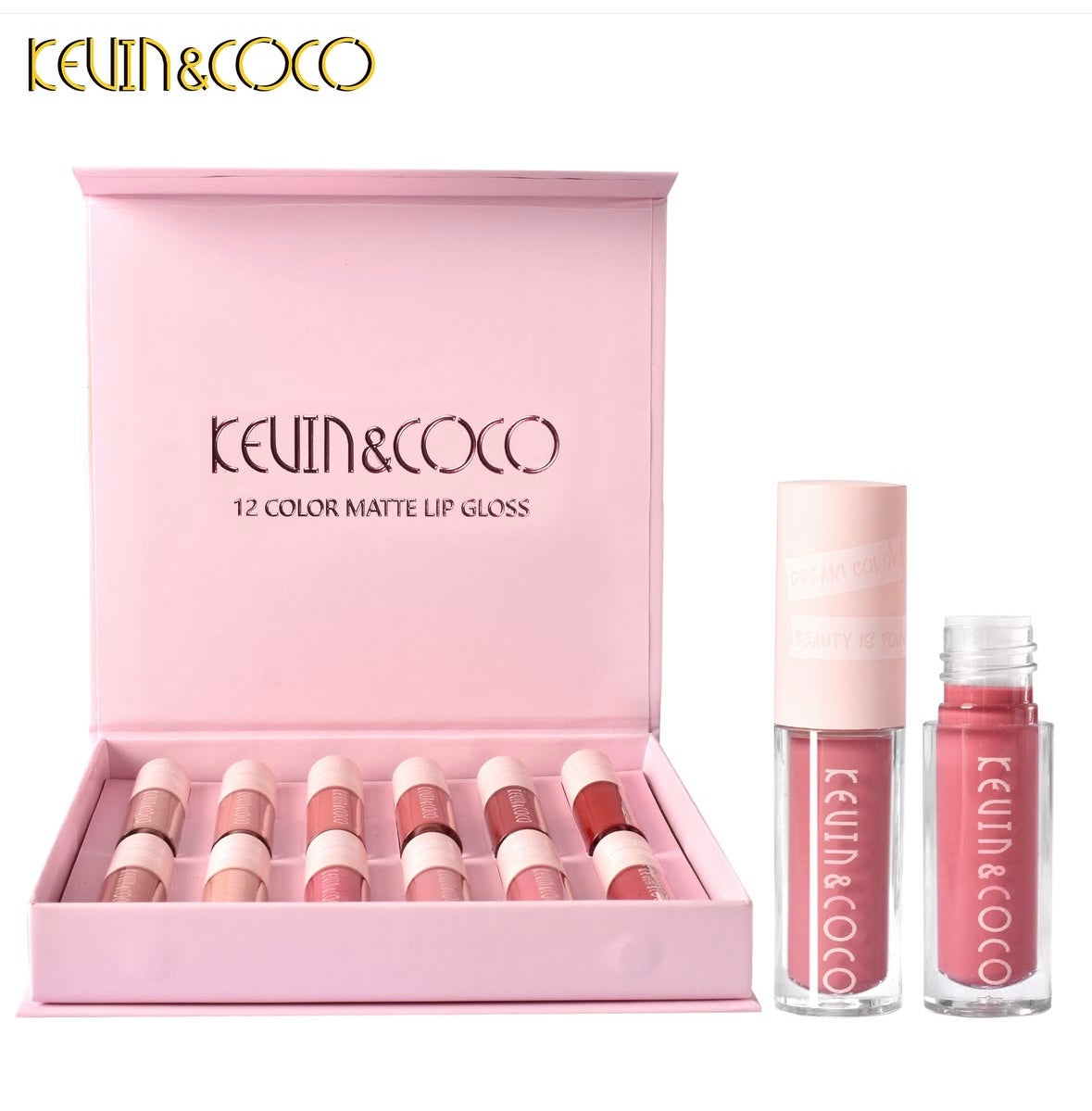 Color Make me Happy coffret de 12 gloss mat
