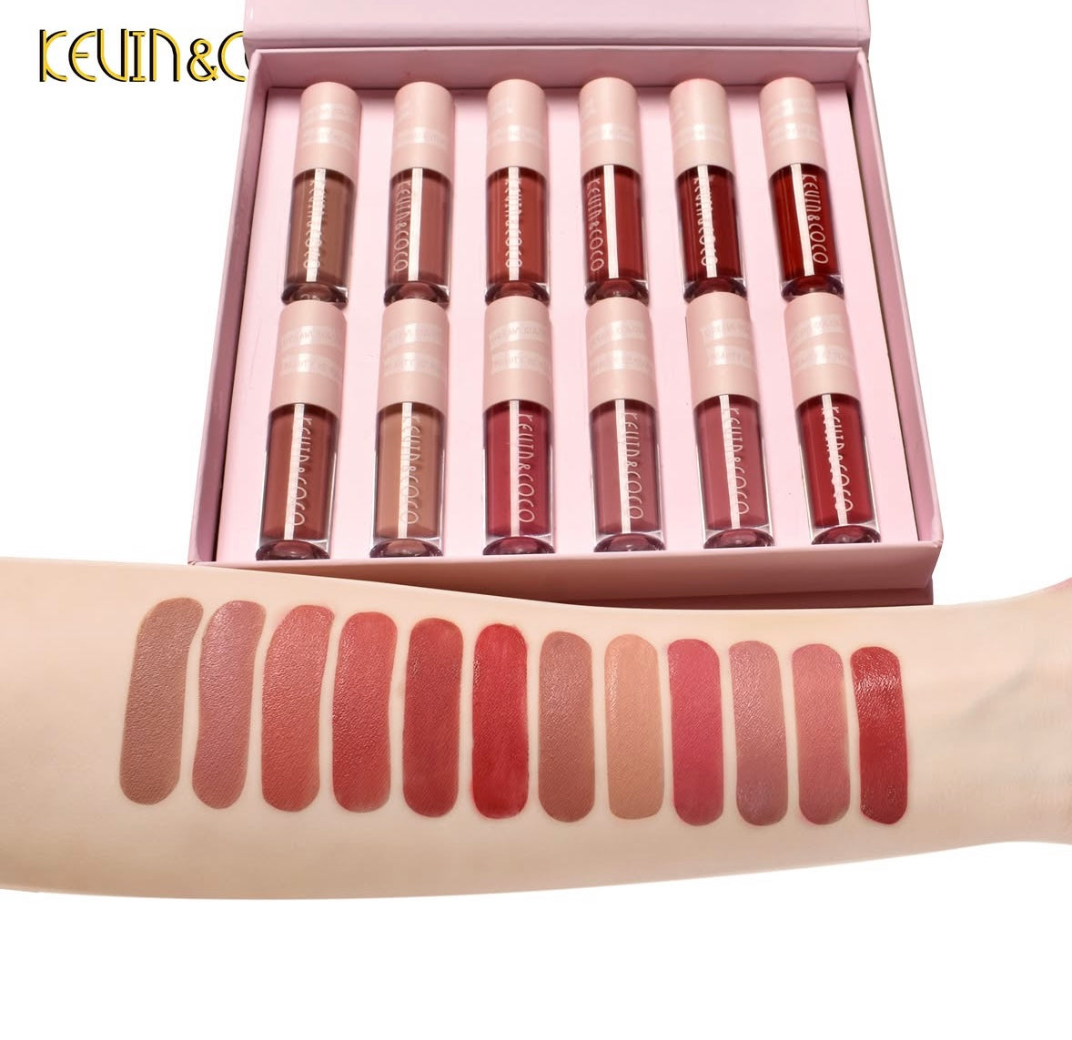 Color Make me Happy coffret de 12 gloss mat