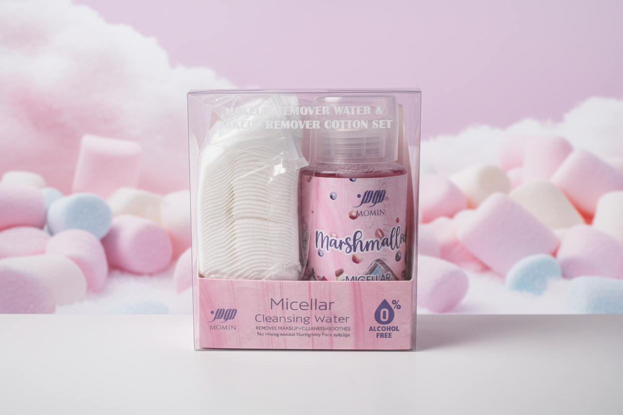 Kit eau micellaire marshmallow + coton