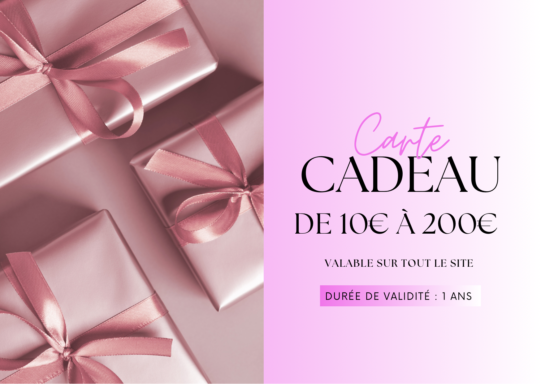 Carte Cadeau - Célia Beauty