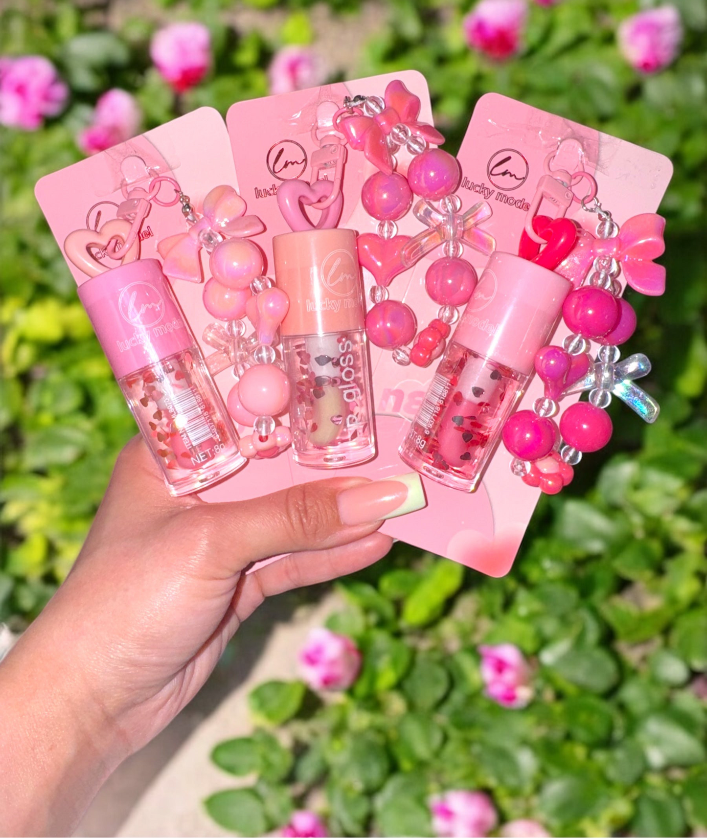 Lip gloss porte clé
