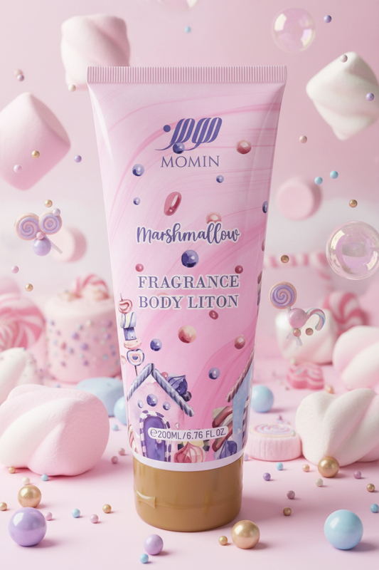 Body lotion marshmallow