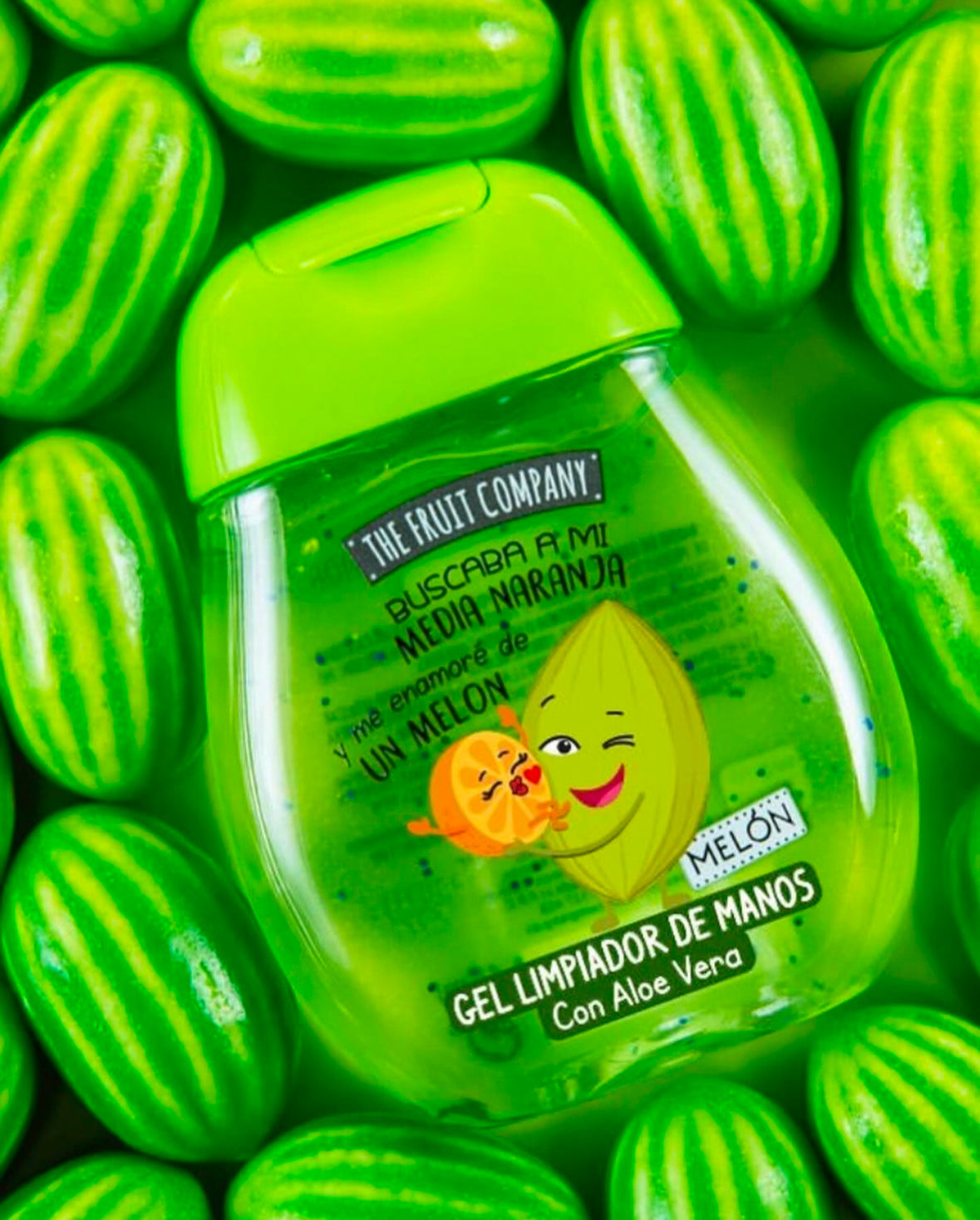 Gel hydroalcoolique au melon