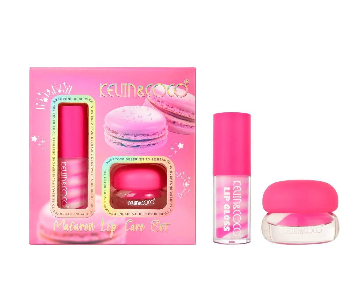 💕🍭 Macaron Lip care set ✨🍬