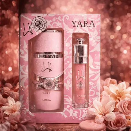 Coffret Yara parfum 30ml + gloss
