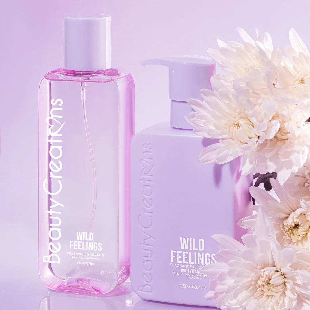 Coffret brume et lotion pour le corps Wild feelings