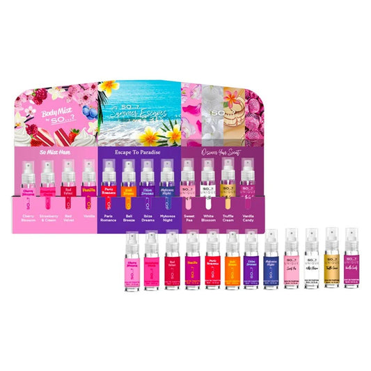 Set découverte 12 brumes parfumées de 5ml