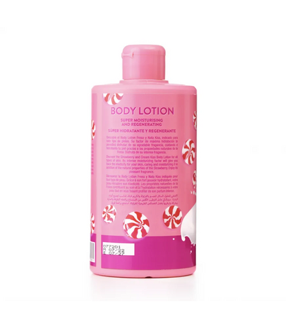 Lotion pour le corps bonbon ou fraise chantilly