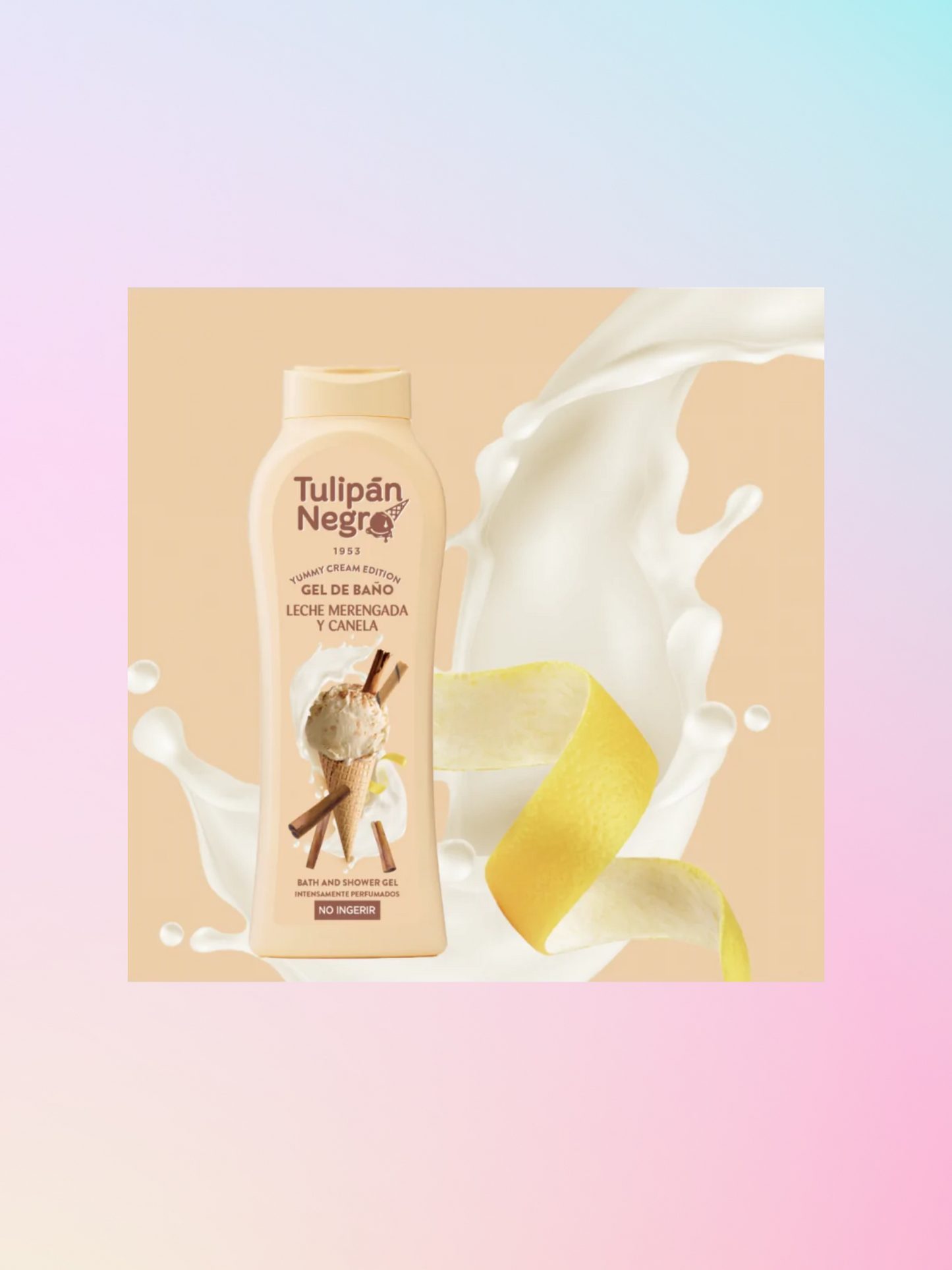 Gel douche crème lait meringué cannelle - Célia Beauty
