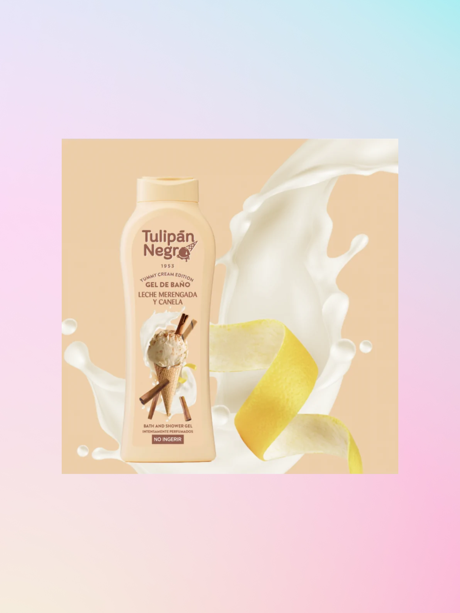Gel douche crème lait meringué cannelle - Célia Beauty