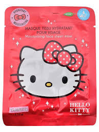 Masque tissu visage hello kitty