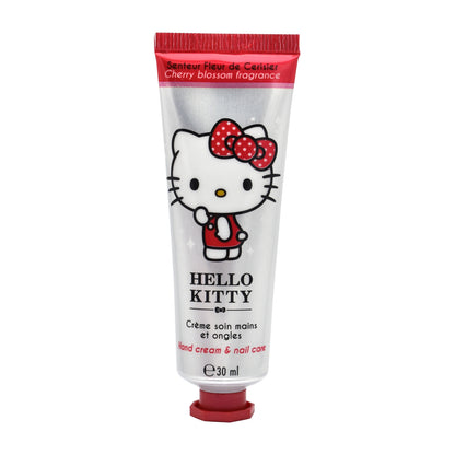 Kit hello kitty 2en1 crème pour les mains à la cerise avec lime à ongles