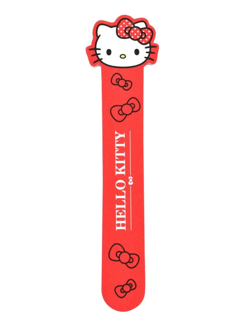 Kit hello kitty 2en1 crème pour les mains à la cerise avec lime à ongles