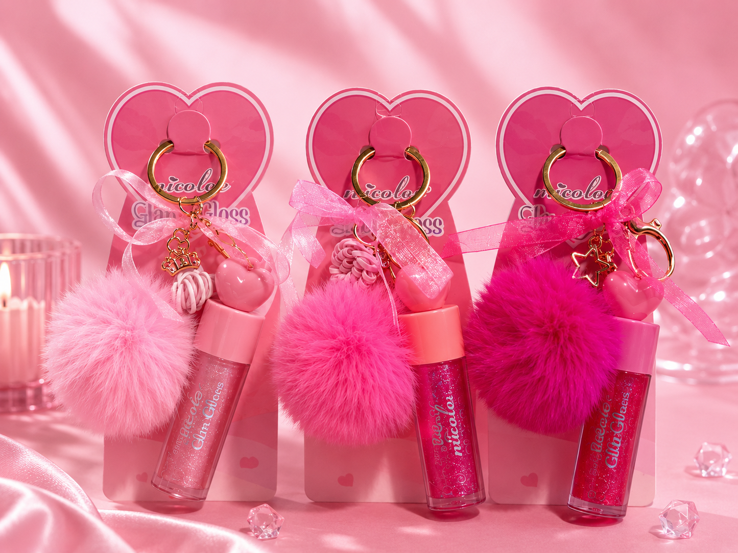 Lip gloss porte clé