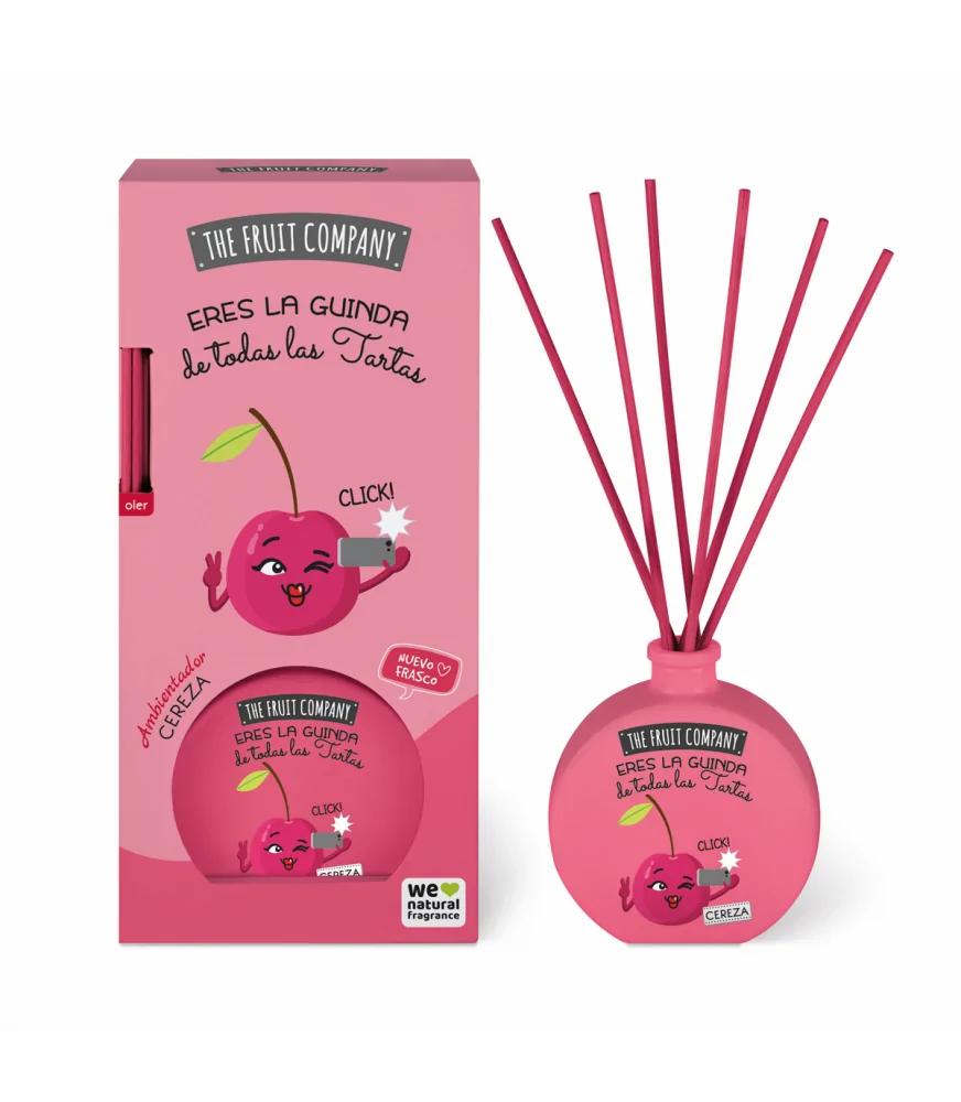 Diffuseur mikado cerise